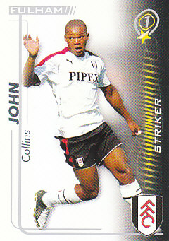 Collins John Fulham 2005/06 Shoot Out #160